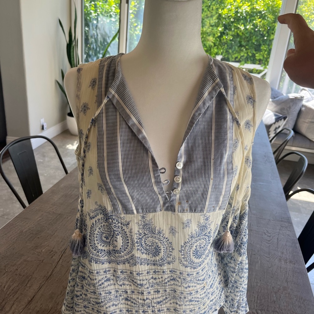 Sea linen top